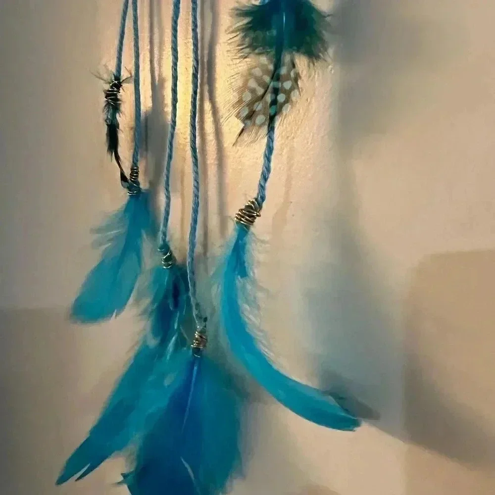 Lorena Espinoza Design handmade dream catcher with gemstone